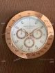 High Quality Copy Rolex Daytona Wall Clock Yellow Gold Panda Face (6)_th.jpg